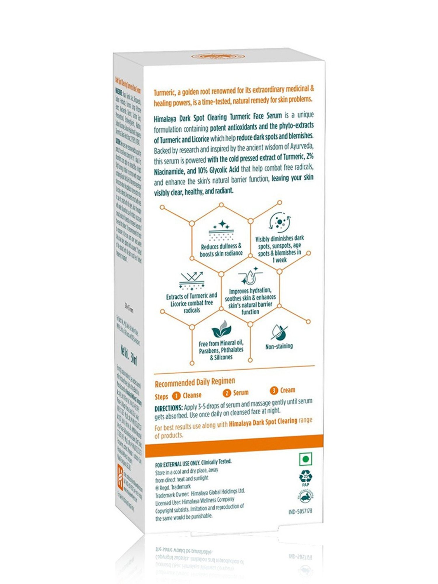 Himalaya Dark Spot Clearing Turmeric Face Serum - 30 ml