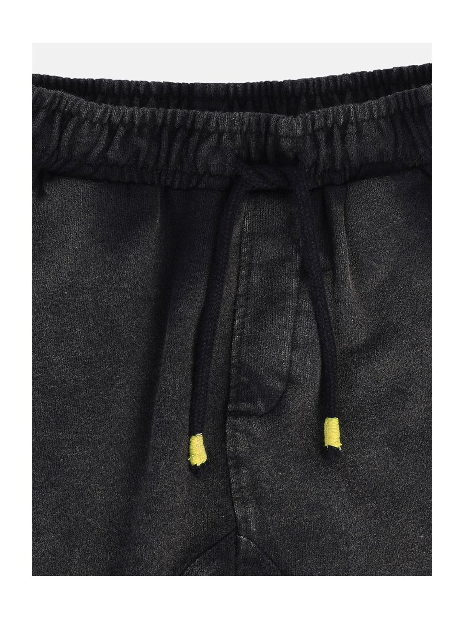 MINIKLUB Boys Black Solid Joggers