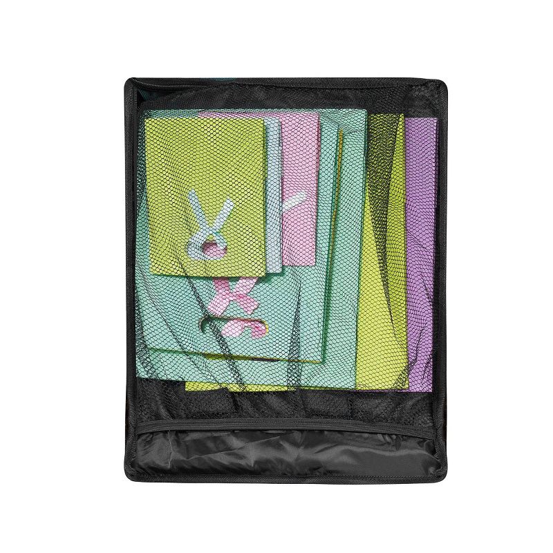 Premier Gift Wrap Rolling Storage Bag Holds Rolls Ribbons Bows and More Red - Elf Stor