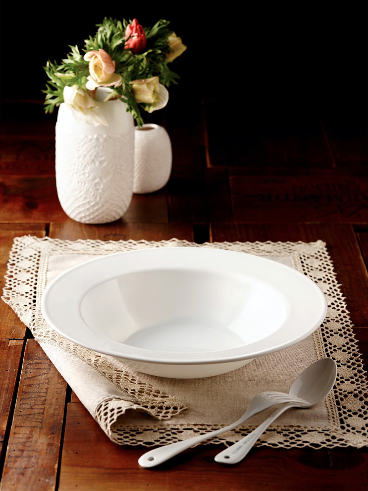 Corelle Livingware Winter Frost White 532ml Cereal, Soup Bowl Pack of 3