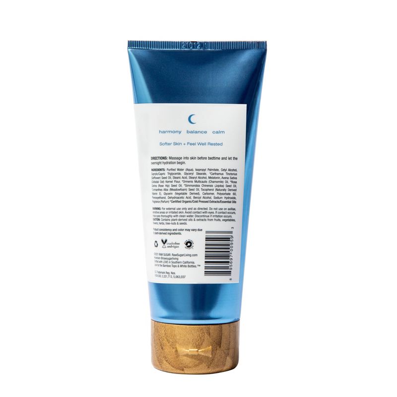 Raw Sugar Melatonin Wellness Lotion Sleep Well and Calm - 5 fl oz