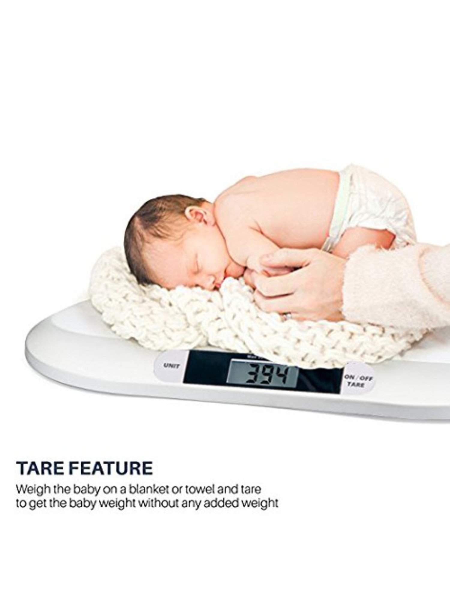 MCP BWS-01 Electronic Digital Weighing Scale (White)