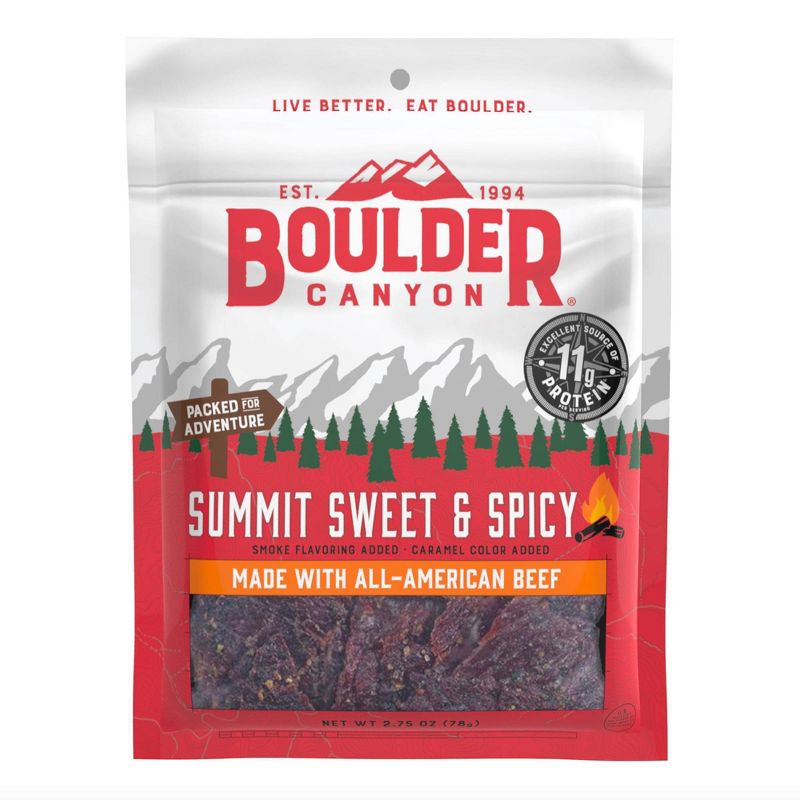 Boulder Canyon Summit Sweet & Spicy Beef Jerky - 2.75oz
