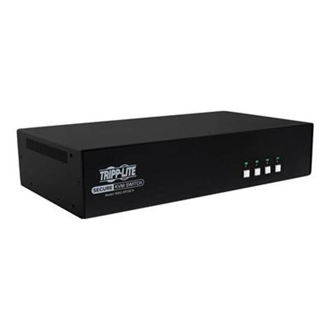 Tripp Lite B002-DP2AC4 Secure KVM Switch Dual Monitor DisplayPort to DisplayPort - 4 Port, 4K & NIAP PP3.0