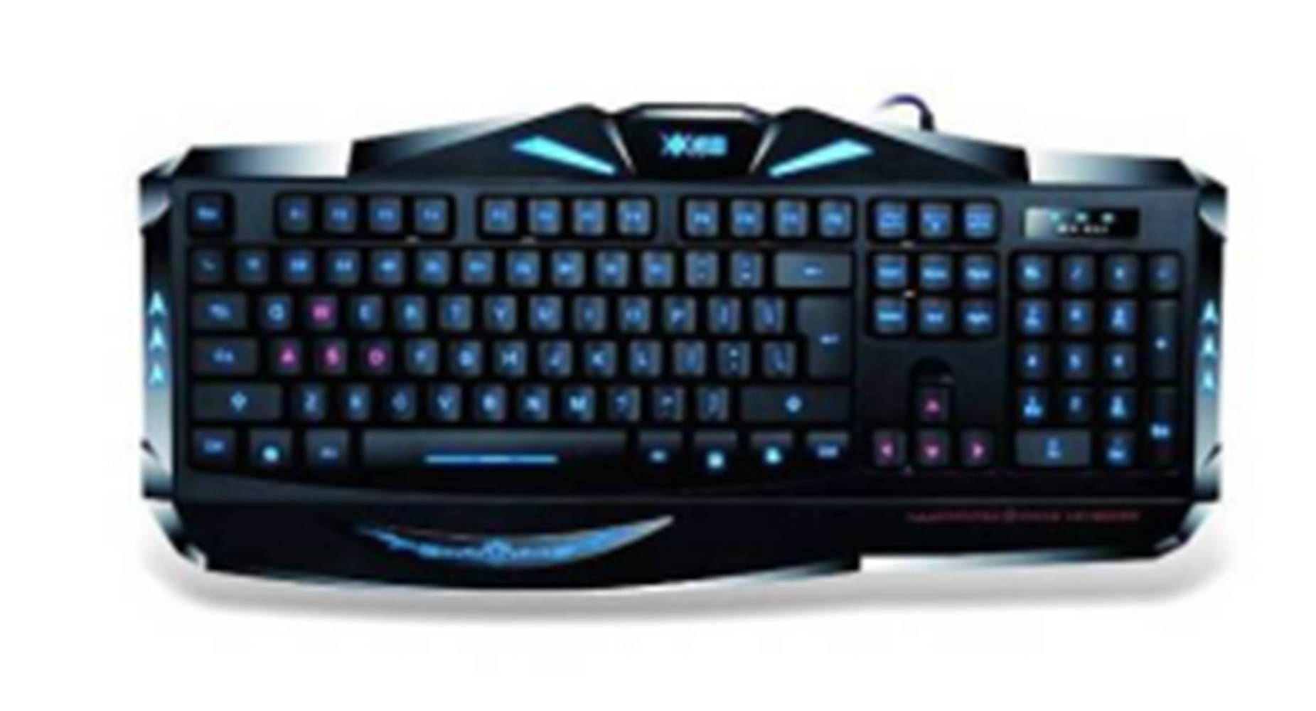 K-RAY K813A Mechanical Feel Wired Gaming Keyboard for PC with Ergonomic Cool LED Backlit Design - Black