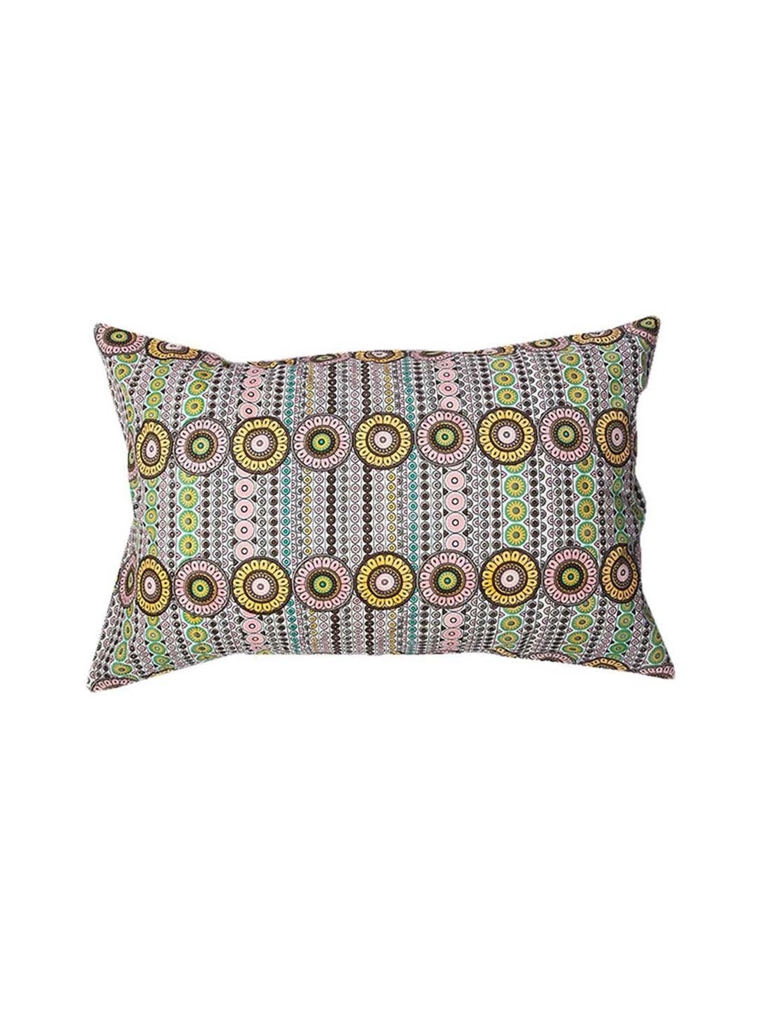 Fanusta Manzhar Multicolor 200 TC Screen Printed Bed Sheet Set