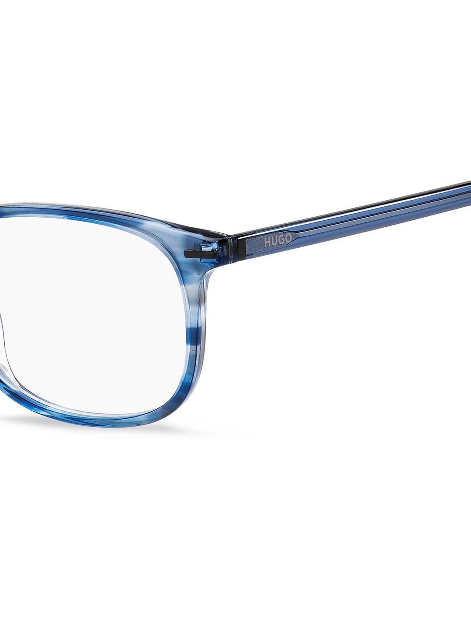 HUGO Blue Square Eye Frames for Men