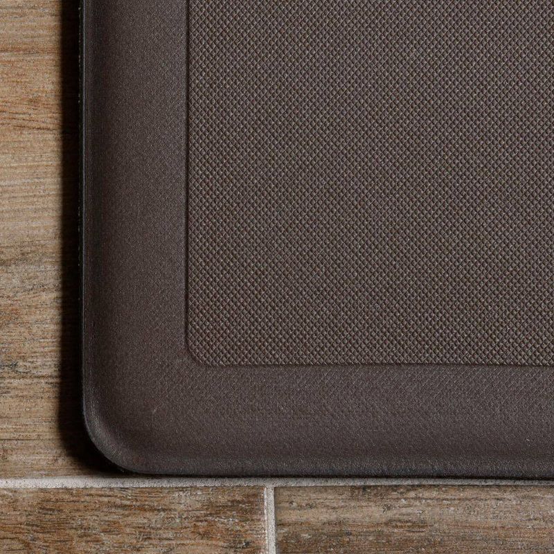 Home Dynamix 19" x 35" Coffee Cups Chalk Kitchen Mat Black/White