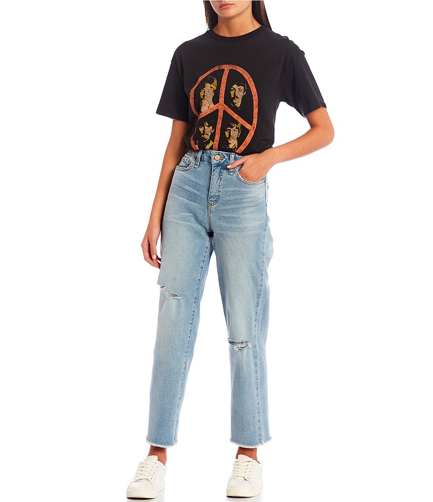 Silver Jeans Co. Highly Desirable Raw Edge Straight Jeans