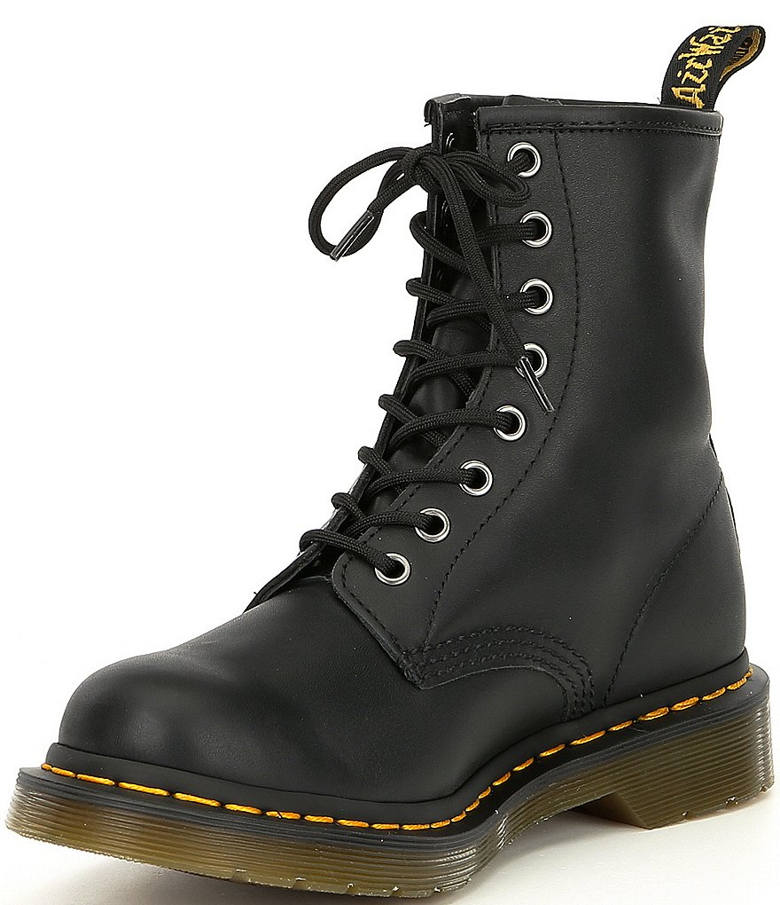 Dr. Martens Women's 1460 Black Nappa Combat Boots