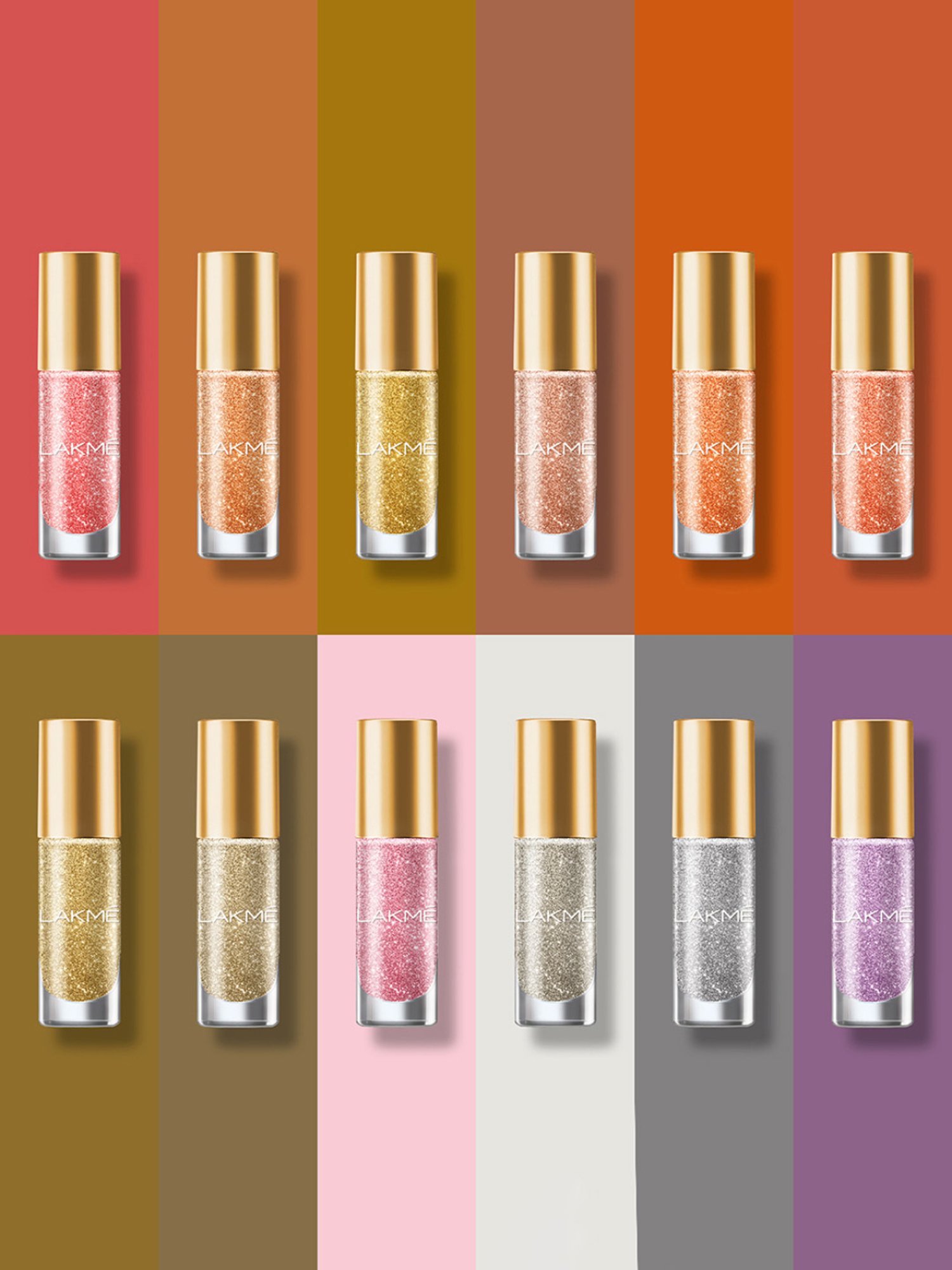 Lakme Glitterati Collection Shine Nail Color Glam Grey - 6 ml