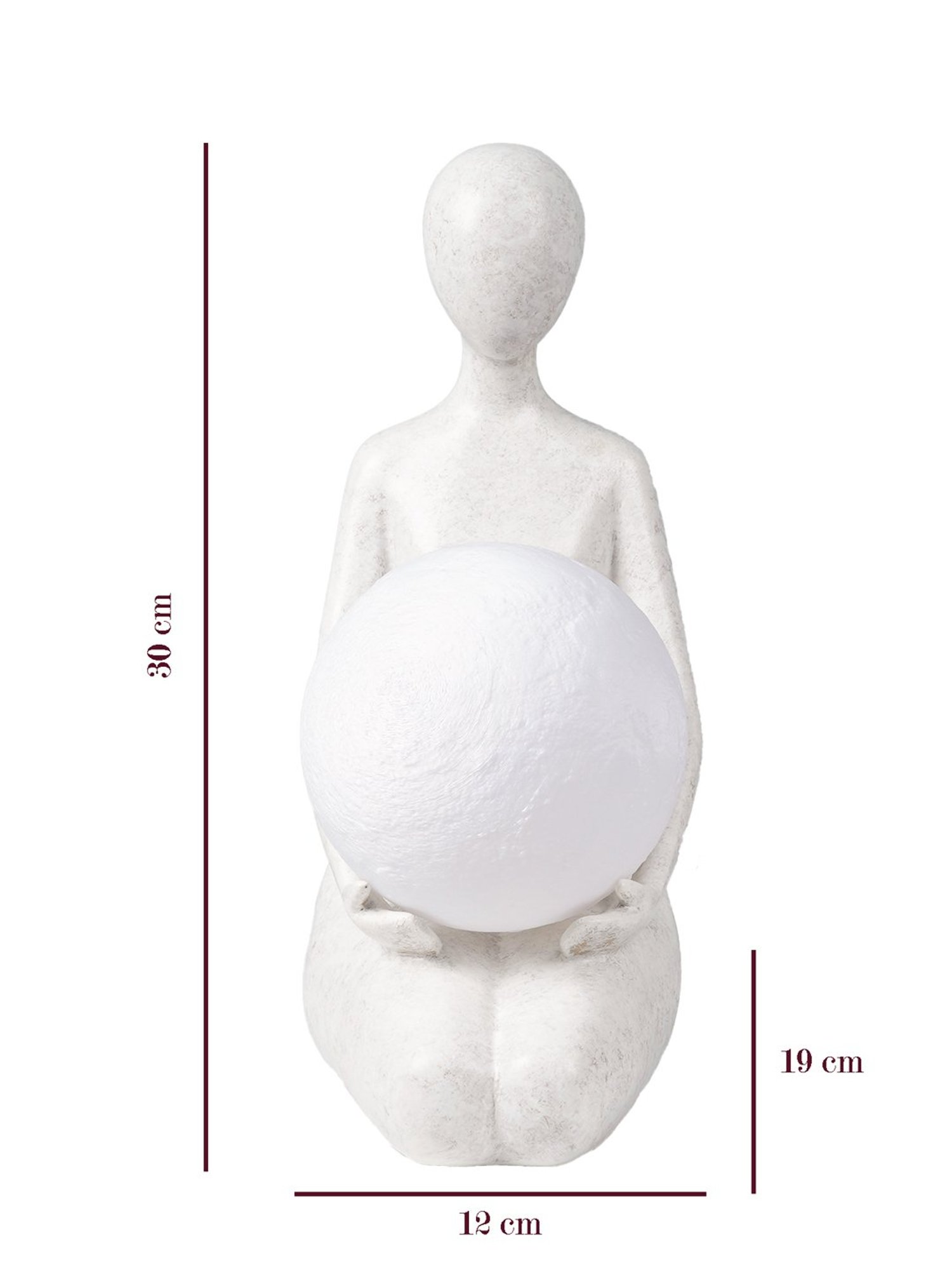 The Artment Decorative Bowl Lamp Led Showpiece Figurine