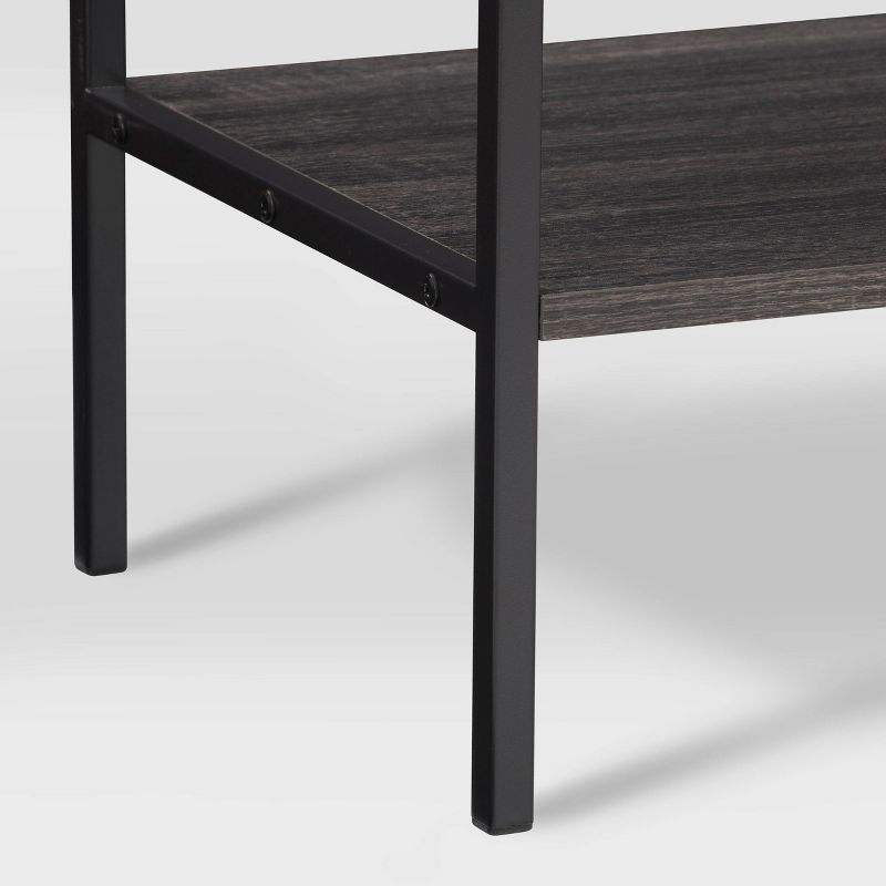 Joliet Entryway Table Gray/Black - CorLiving