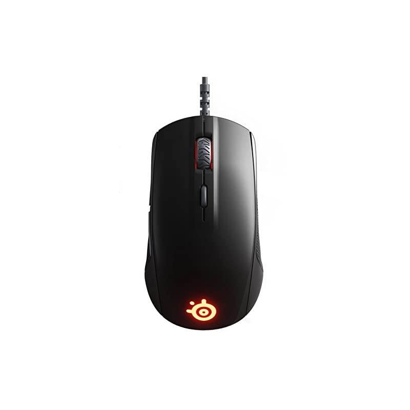 Rival 110 Gaming Mouse 7200 CPI TrueMove1 Optical Sensor Lightweight Design RGB Lighting