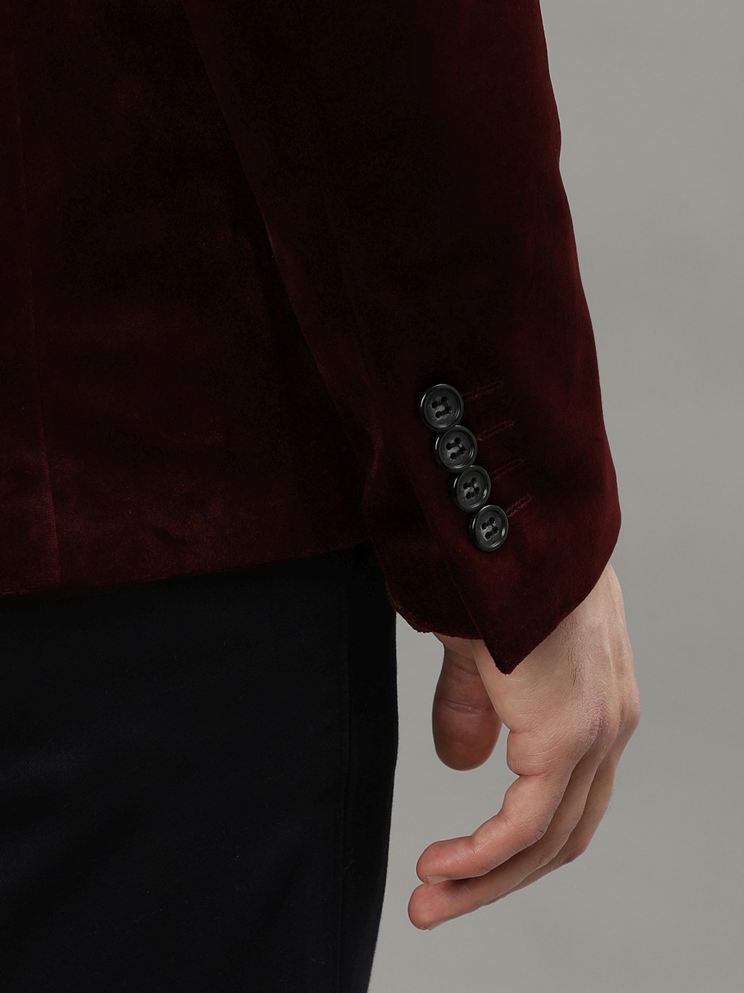 Lindbergh Burgundy Slim Fit Blazer