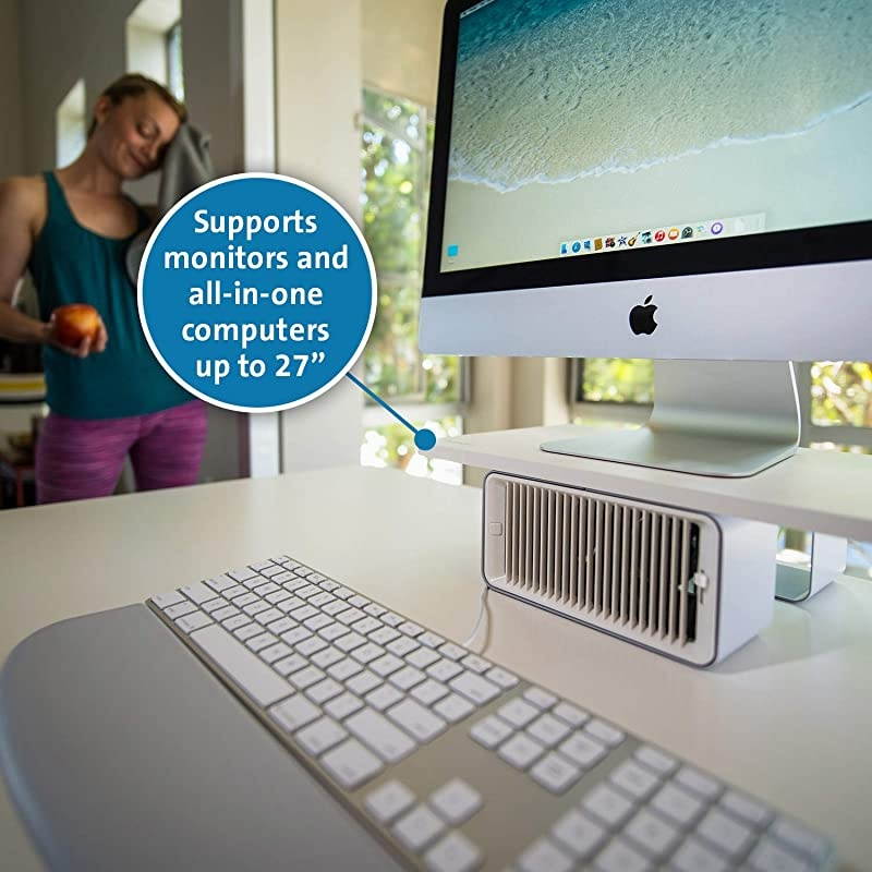 Cool View Wellness Monitor Stand with Desk Fan K55855WW