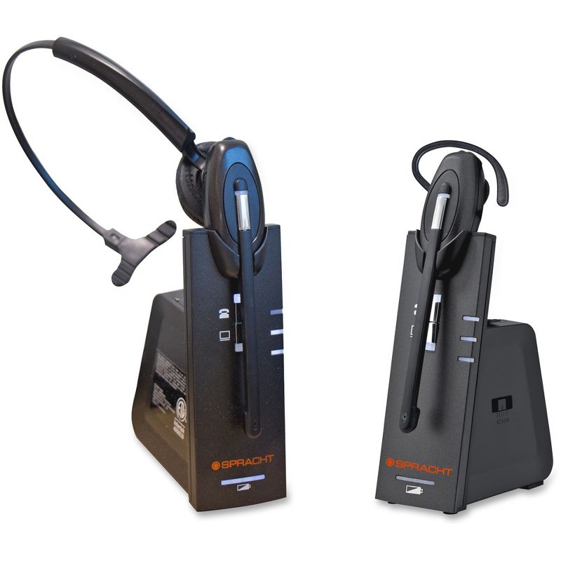 Spracht ZuM eco-DECT Pro Headset - Mono - Wireless - DECT 6.0 - 492.1 ft - Over-the-head, Over-the-ear - Monaural - Supra-aural