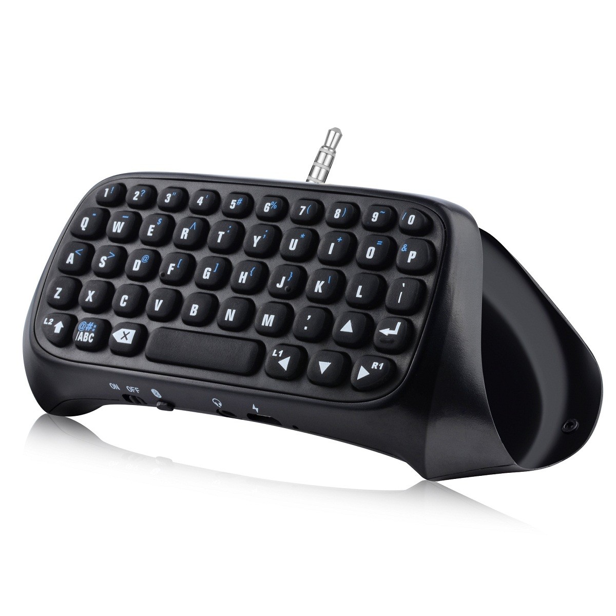 Bluetooth Mini Gaming Keyboard Online Information Chat Board, Suitable for PS4, PS4 Slim, PS4 Pro Controller