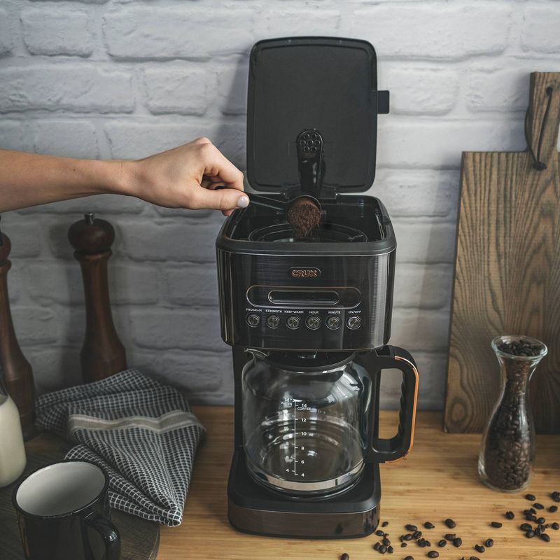 Crux 14 Cup Programmable Coffee Maker - CRX14808