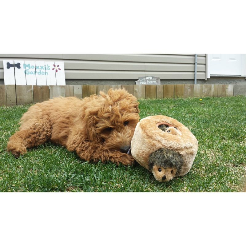 ZippyPaws Burrow Hedgehog Den Dog Toy