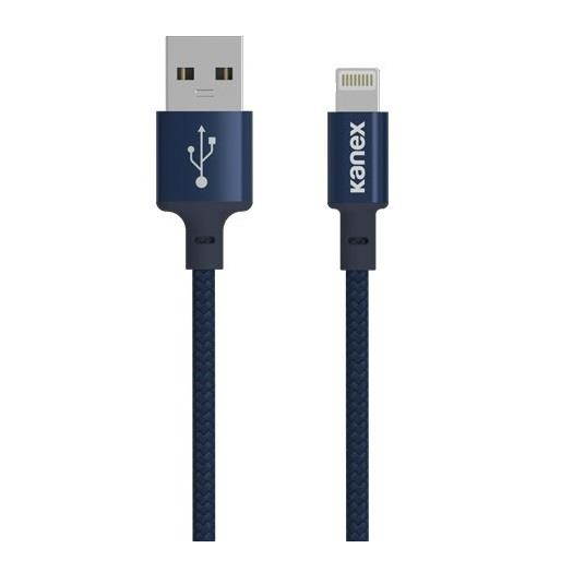 Kanex K157-1213-NB4F 4ft. Premium Durabraid Lightning Cable - Navy Blue