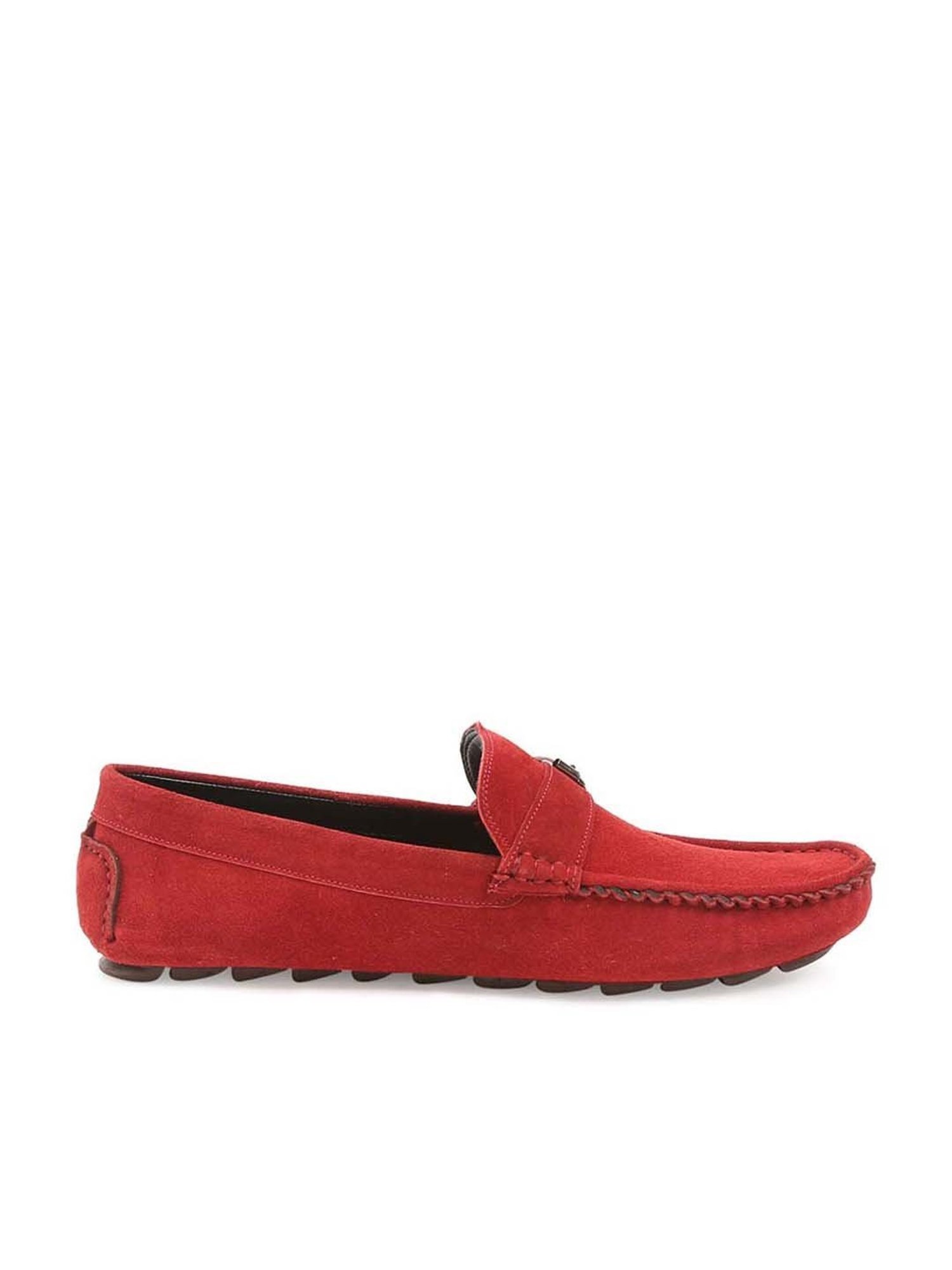 Louis Stitch Men's Ferrari Red Casual Loafers