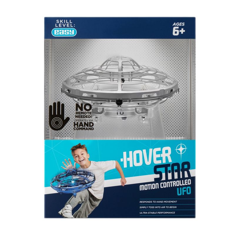 The Original Hover Star Motion Controlled UFO- Silver