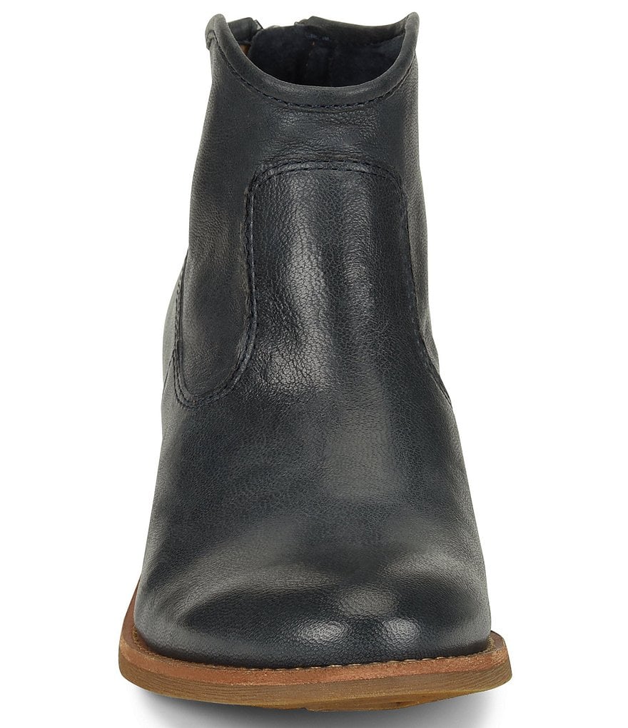 Sofft Aisley Unlined Leather Block Heel Western Booties