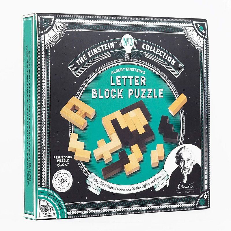 Professor Puzzle The Einstein Collection 12 Challenges Letter Block Puzzle
