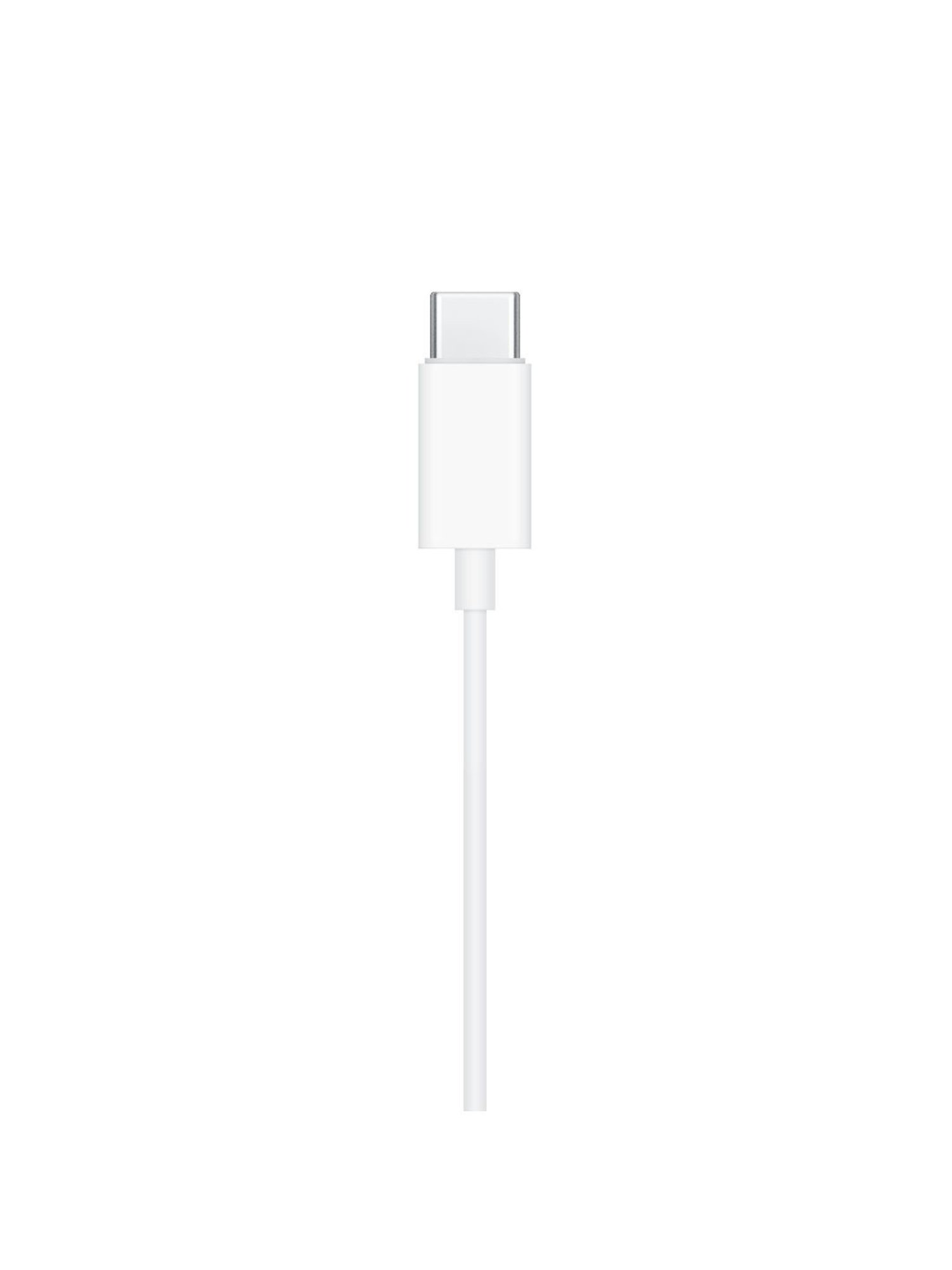 Apple EarPods USB-C In Ear Wired Earphones with Deep, Rich Bass Tones (White)