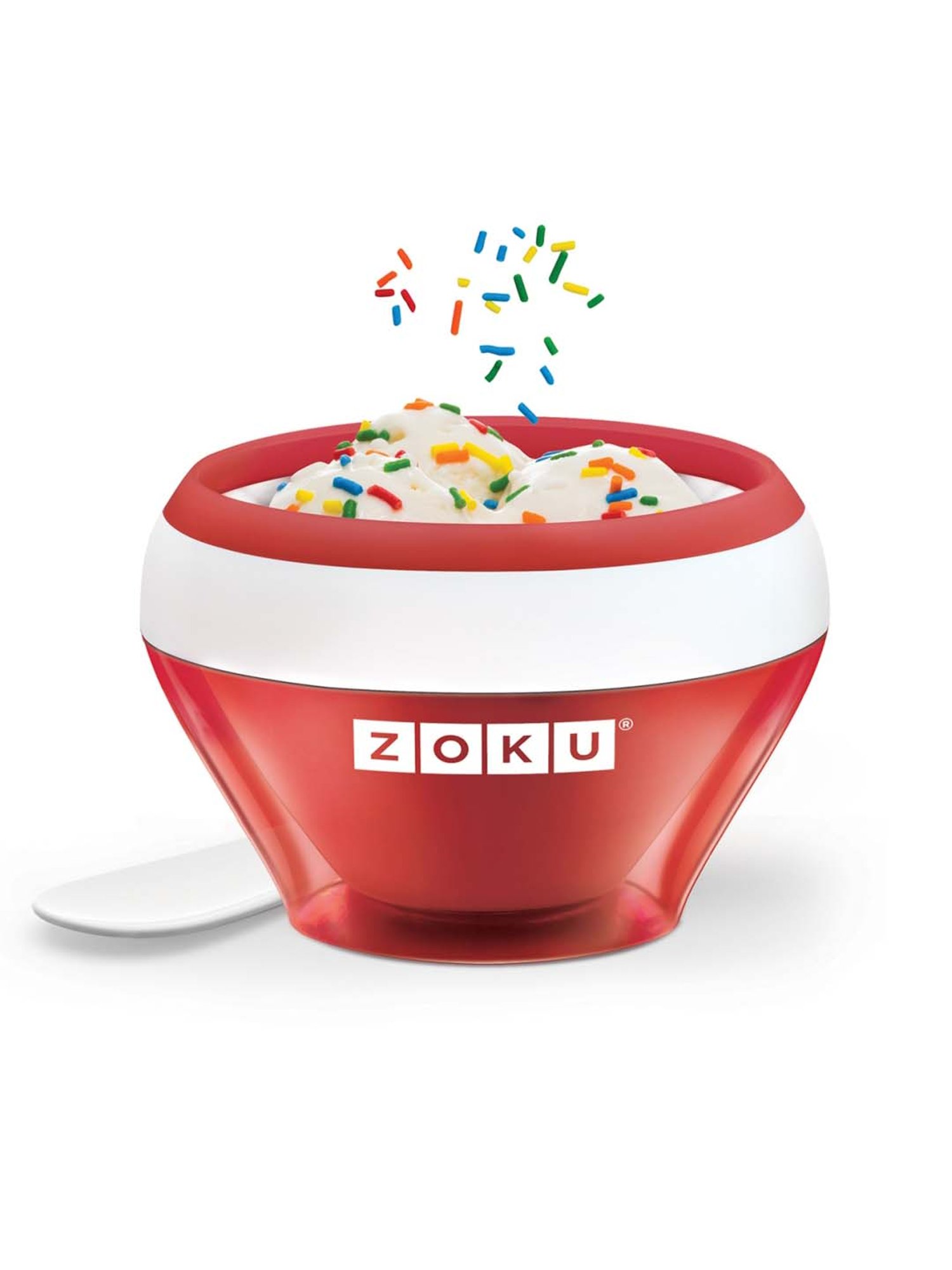 Zoku Red Stainless Steel 13.8 cm Ice-Cream Maker (0.147 L) - Set of 1