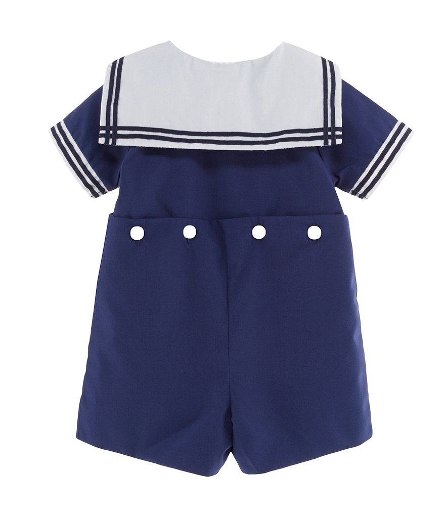 Petit Ami Baby Boys 3-24 Months Sailor Suit Jon Jon Shortall