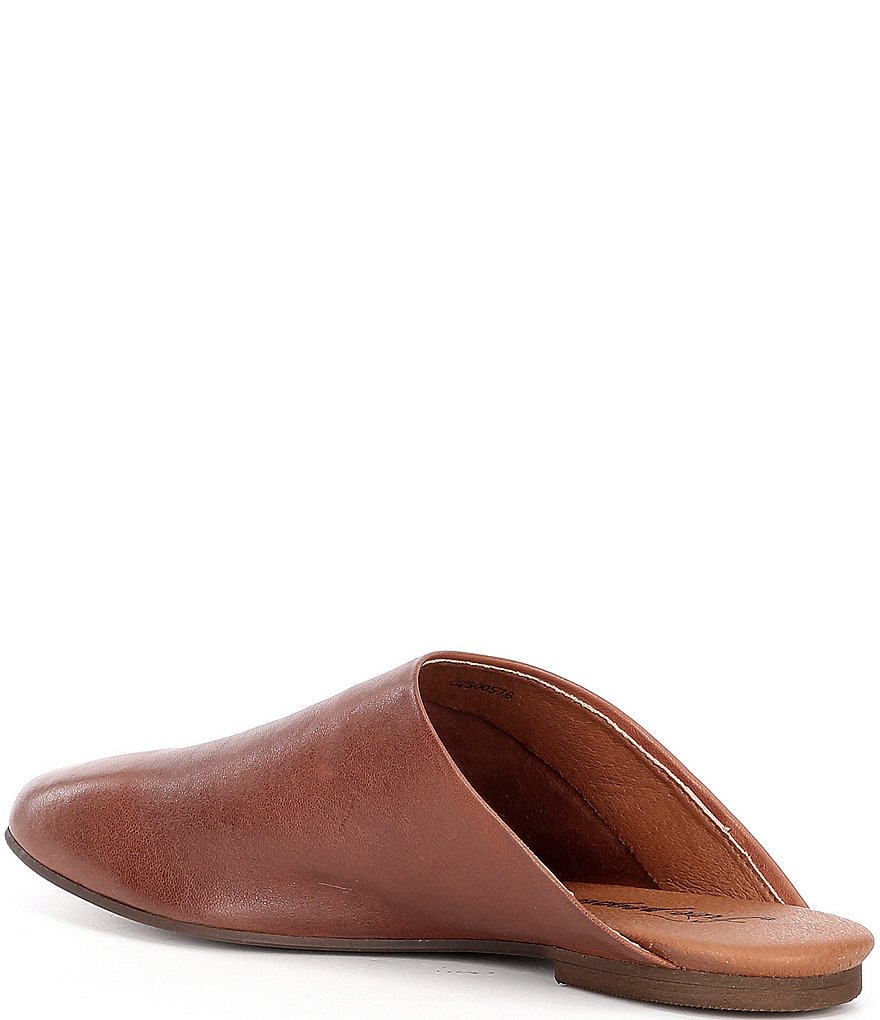 Free People Reese Leather Flat Mules
