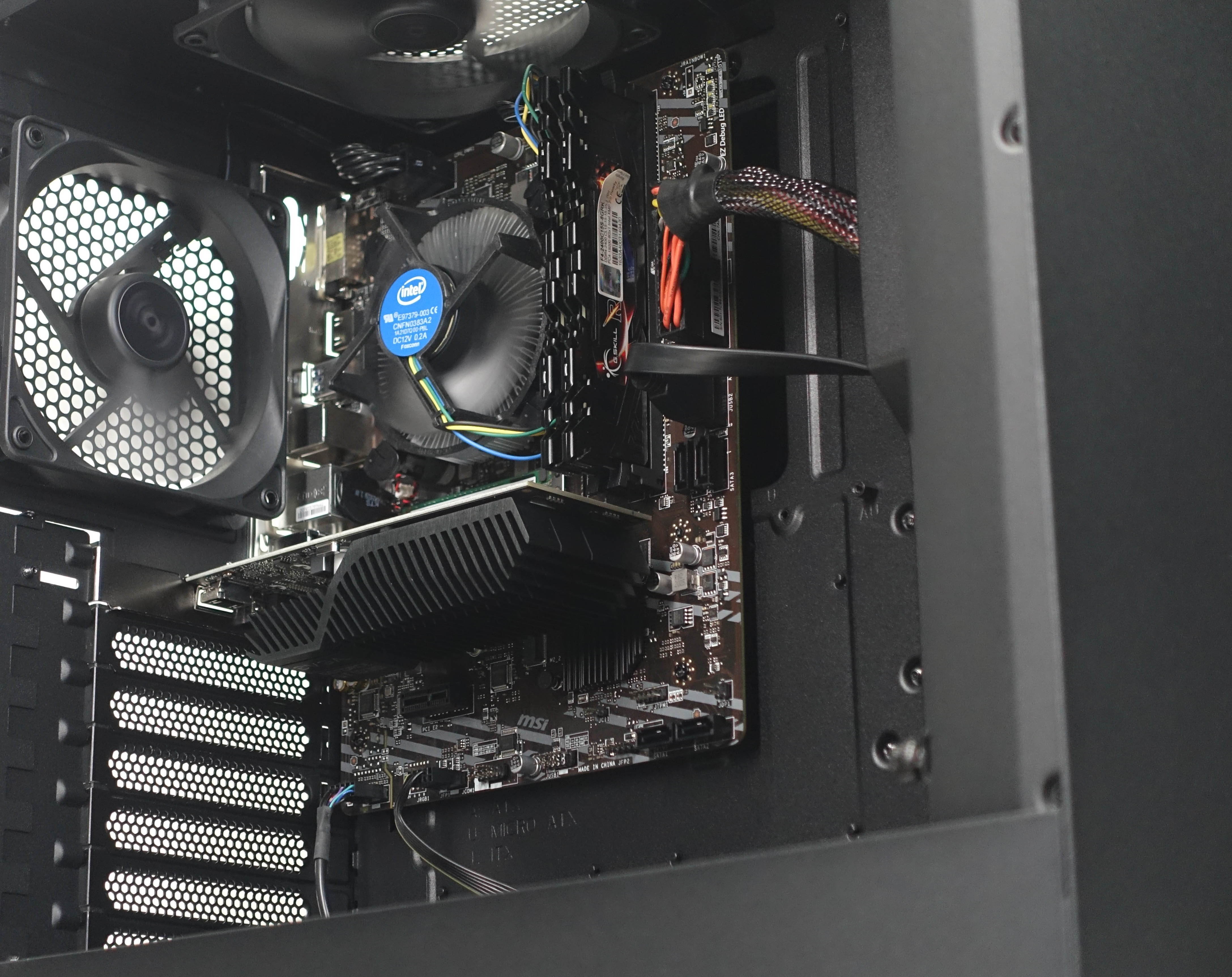 Custom Gaming Desktop PC - Intel i3-10100F 3.6GHz - 16GB DDR4 RAM - 240GB M.2 SSD (Solid State Drive) - 520w 80+ Bronze PSU - Wi-Fi