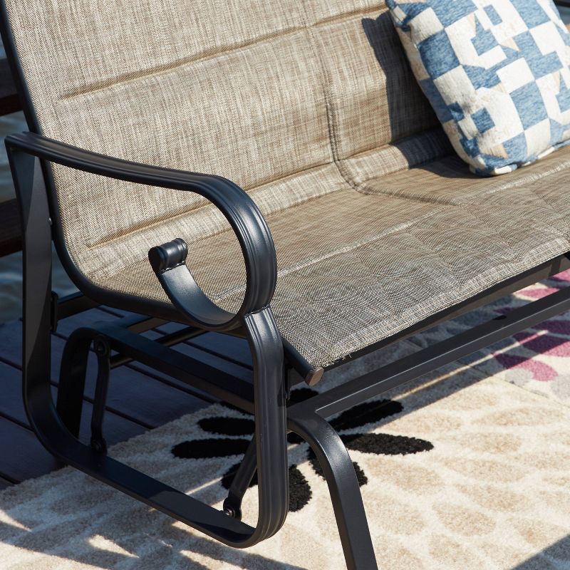 2pc Outdoor Patio Glider Seating Set - Patio Festival