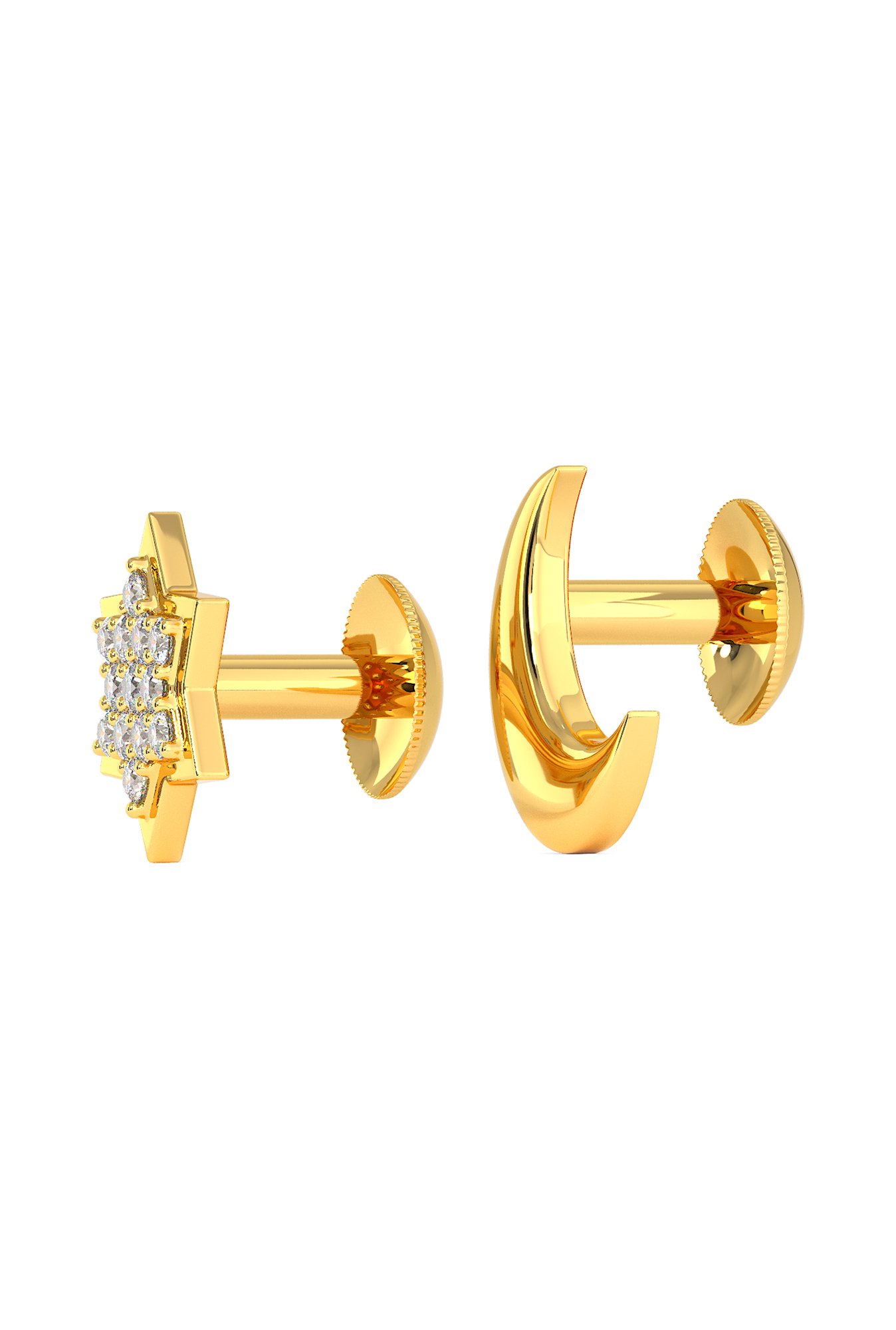 Joyalukkas 22 kt Gold Mismatch Earrings