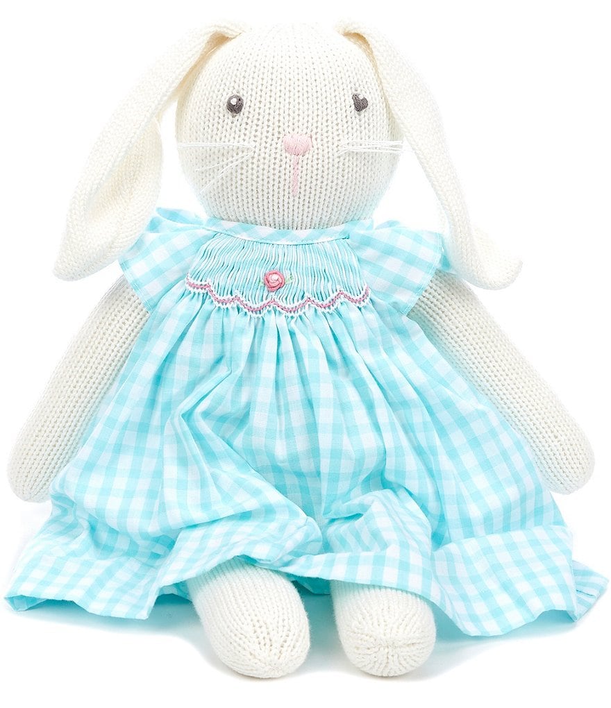 Petit Ami 14#double; Checked Dress Bunny Doll