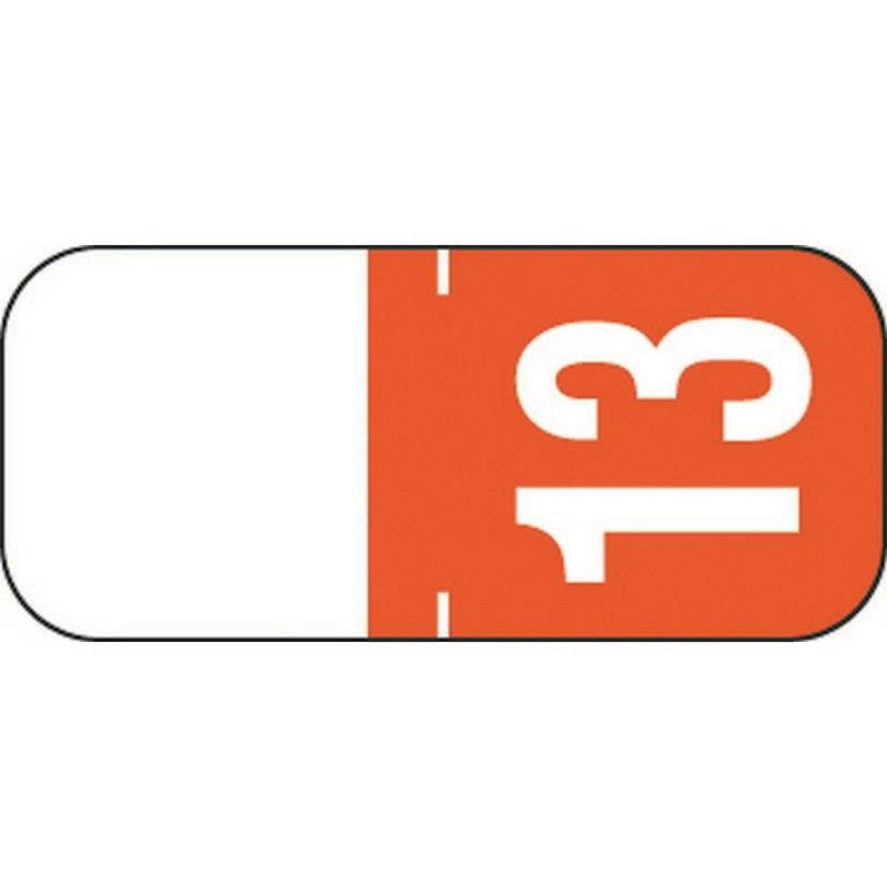 Tab Products Compatible "13" Yearband Labels, Vinyl Stock. 1-1/8" x 1/2" - Roll of 500