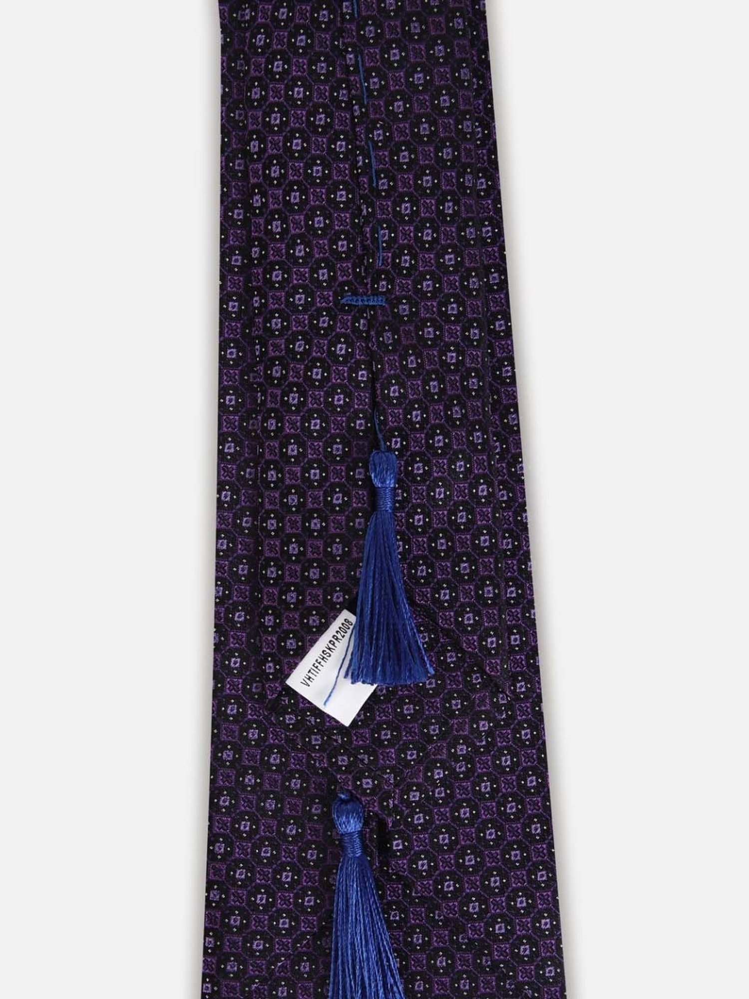 Van Heusen Purple Embroidered Tie