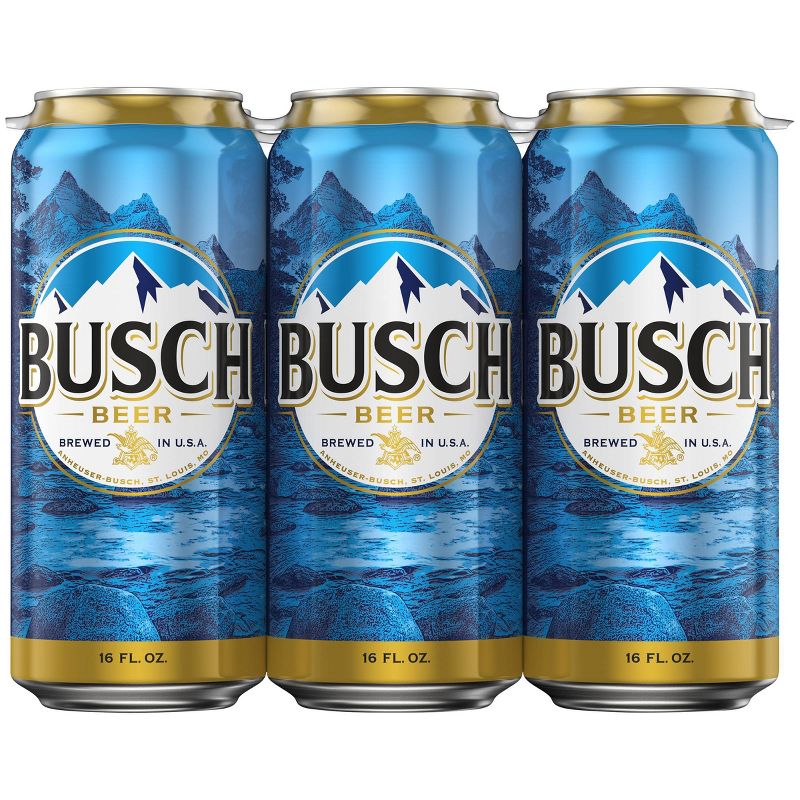 Busch Beer - 6pk/16 fl oz Cans