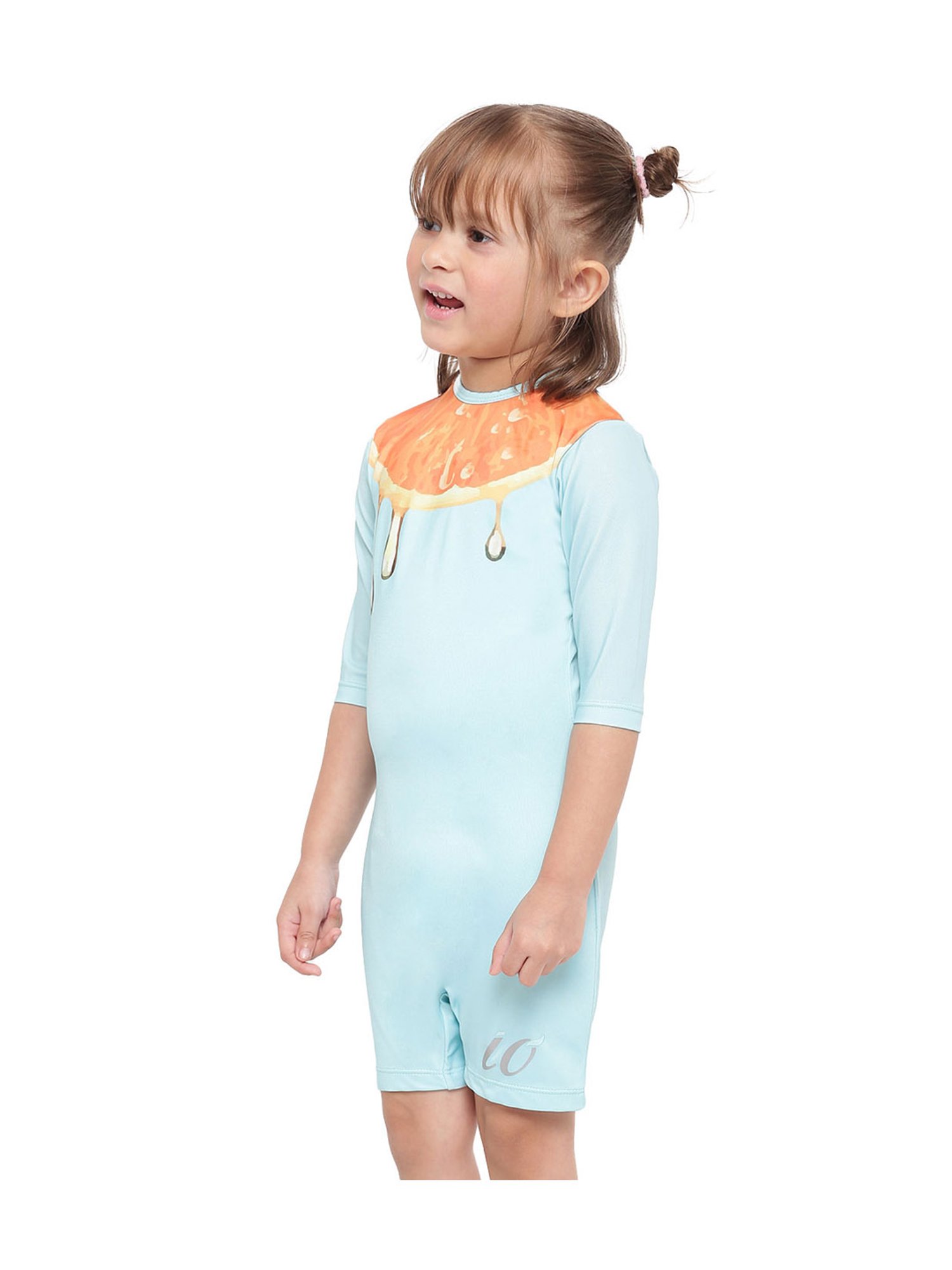 IO Kids Blue Printed Wetsuit