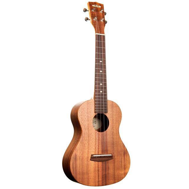 Kala Satin All Solid Hawaiian Koa Tenor Ukulele with Gig Bag & Humidifier Pro