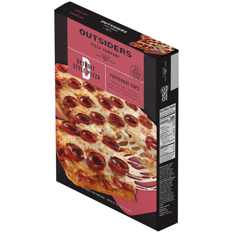 Outsiders Pizza Company Detroit Style Pepperoni Frozen Pizza - 28.1oz
