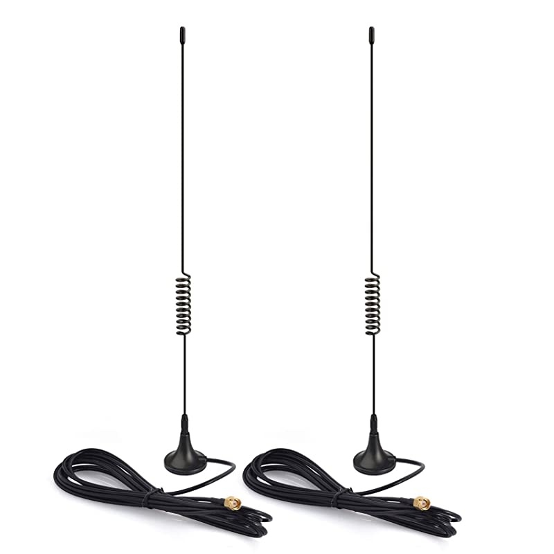 Dual Band 978MHz 1090MHz 5dBi Magnetic Base SMA Male MCX Antenna 2Pack for Aviation Dual Band 978MHz 1090MHz ADSB Receiver RTL SDR Software Defined Radio USB Stick Dongle Tuner Receiver