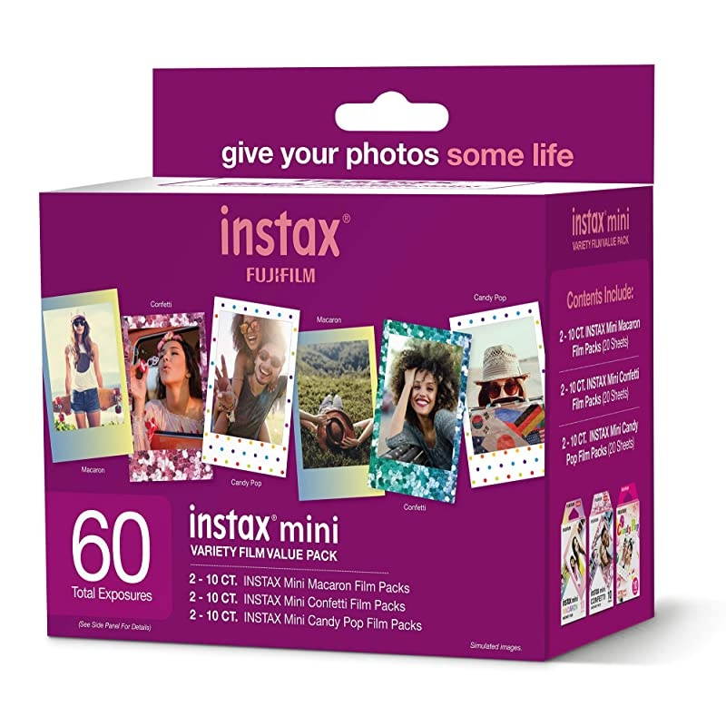 Instax Mini Variety Film Value Pack 60 Count