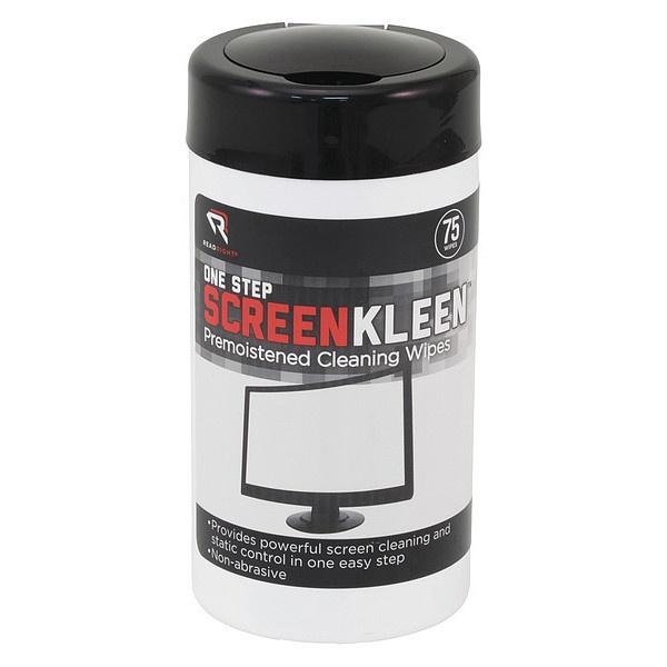 Read Right Wipes,One-Step,75/Tub RR1409