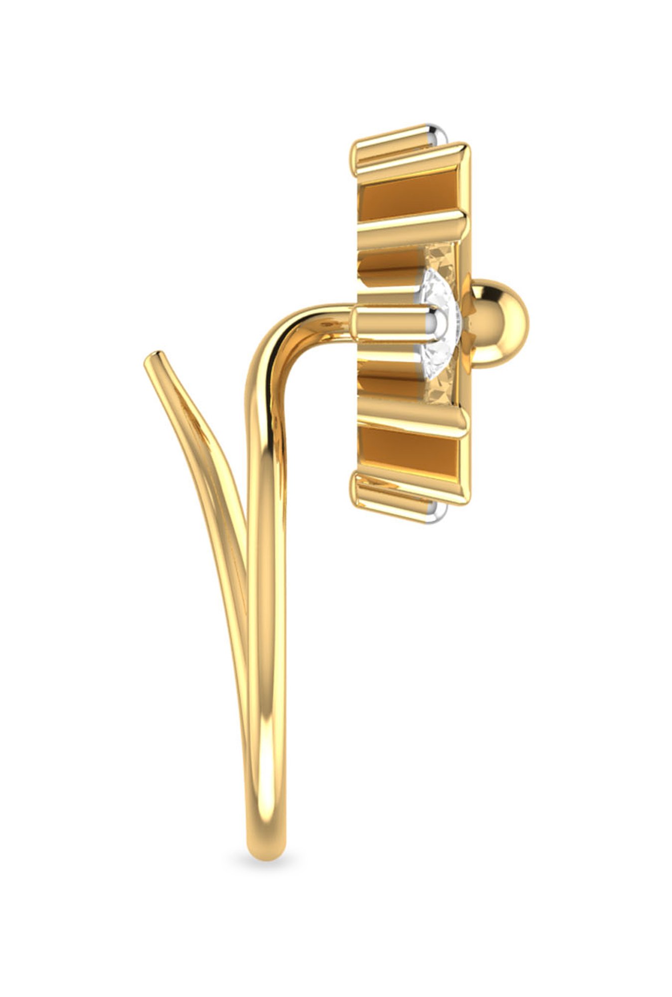 PC Jeweller Rhode 22 kt Gold Nosepin