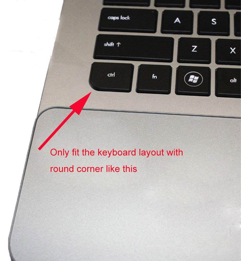 Keyboard Cover Skins for 14" HP Laptop Stream 14-ax010nr 14-ax020nr 14-ax020wm, HP ENVY 14-j000 14-j004, 14-ab010 14-ab166us 14-ac159nr 14-ad006 14-an010nr 14-an013nr 14-an080nr 14-al062nr (Turquoise)