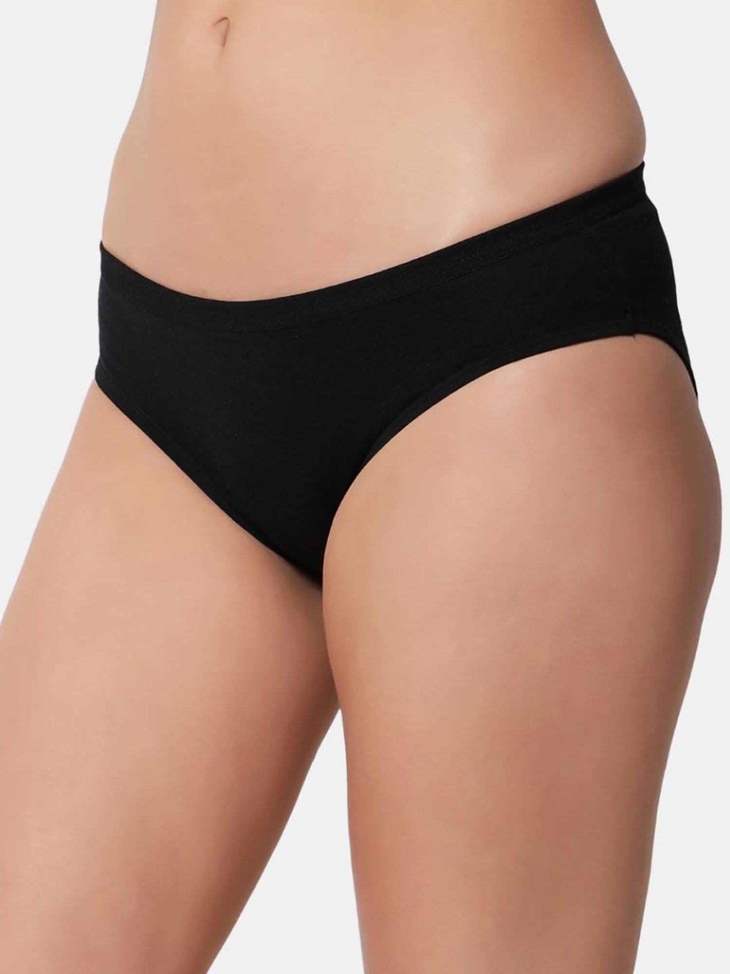 Bleeding Heart Black Plain Panty