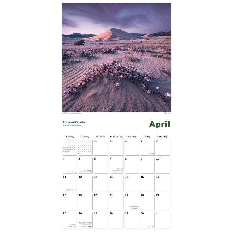 Sellers Publishing 2021 The Wilderness Society 16-Month Wall Calendar Sellers Publishing